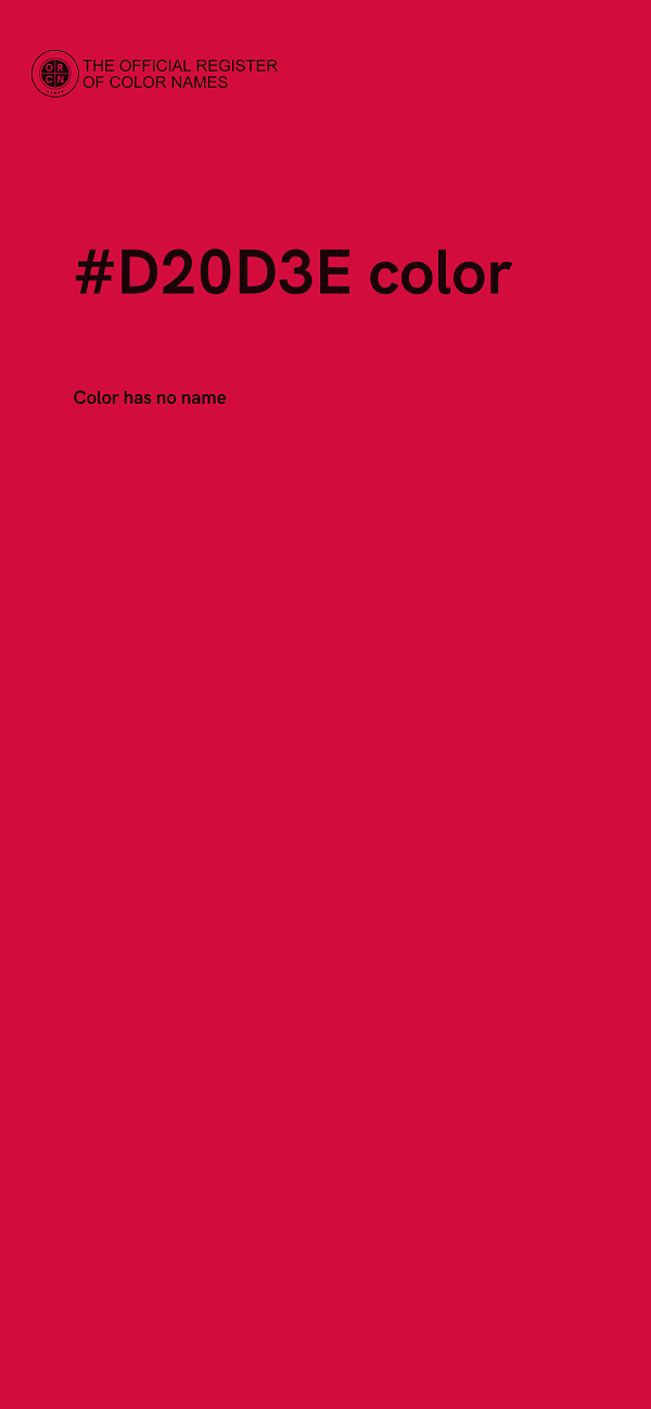 #D20D3E color image
