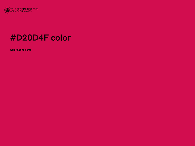 #D20D4F color image