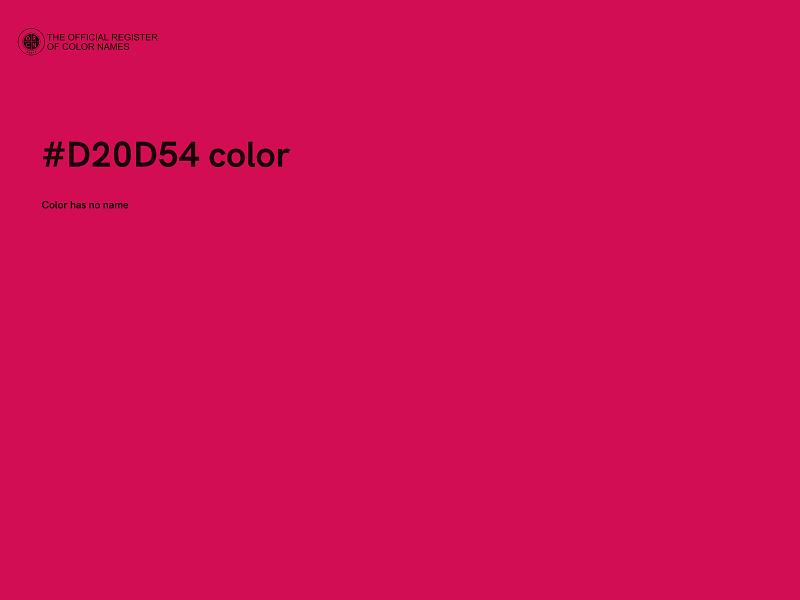 #D20D54 color image