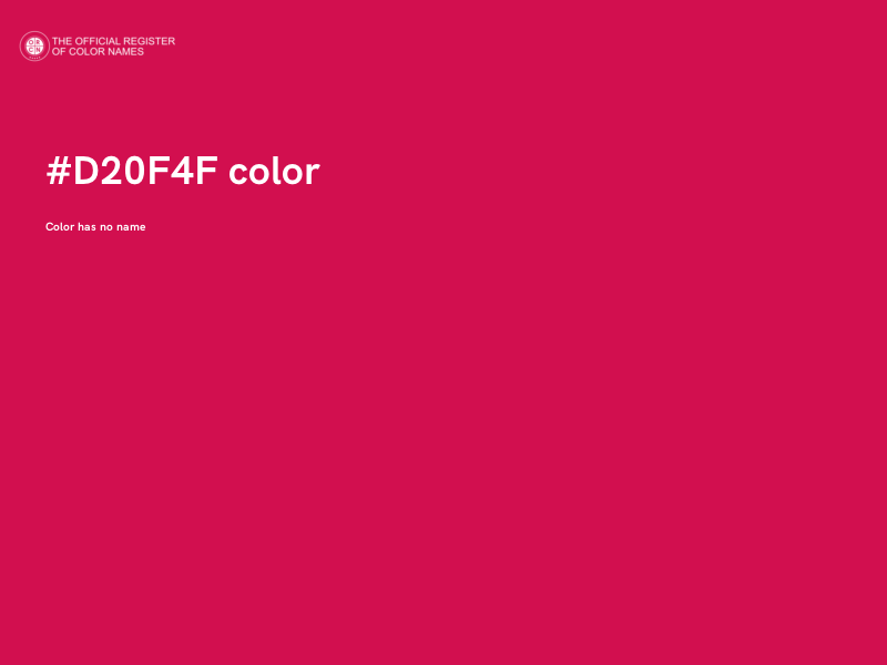 #D20F4F color image
