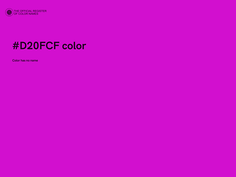 #D20FCF color image