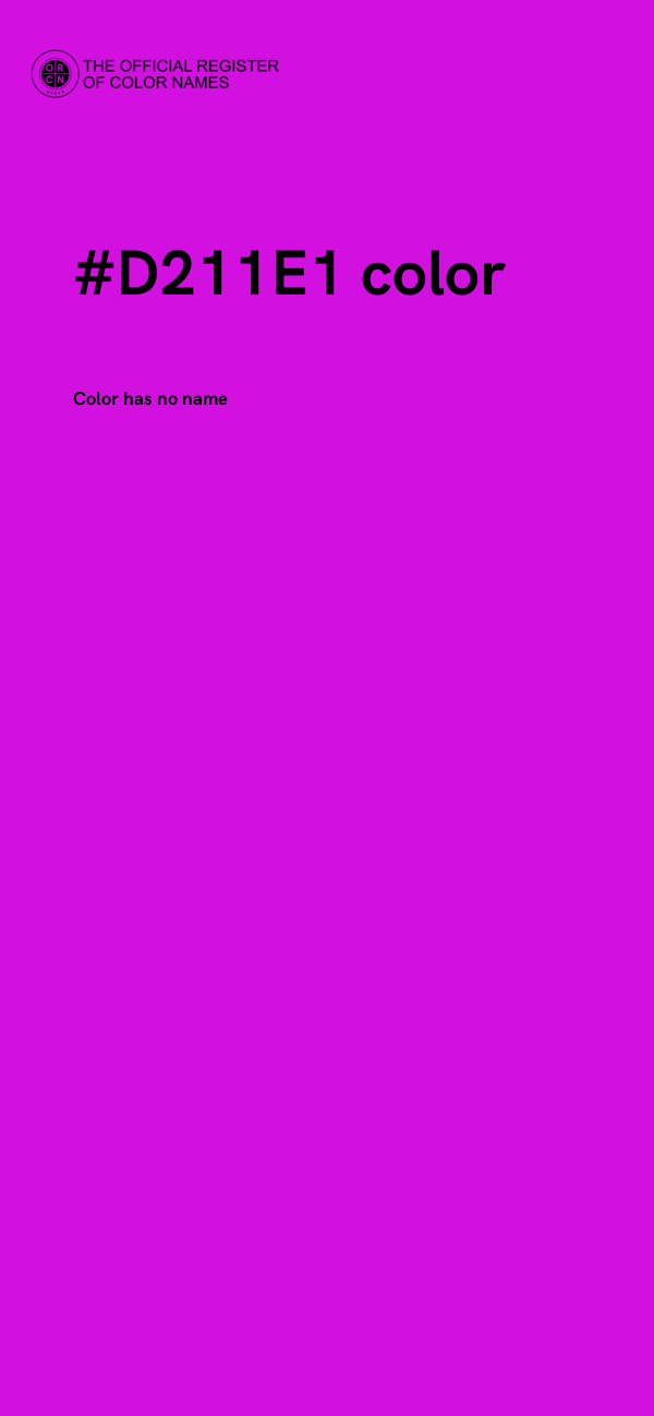 #D211E1 color image