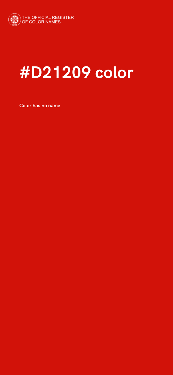 #D21209 color image
