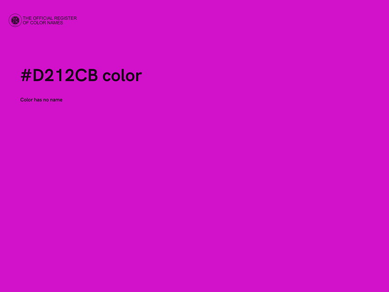 #D212CB color image