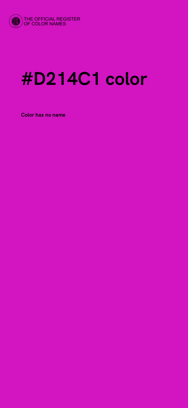 #D214C1 color image