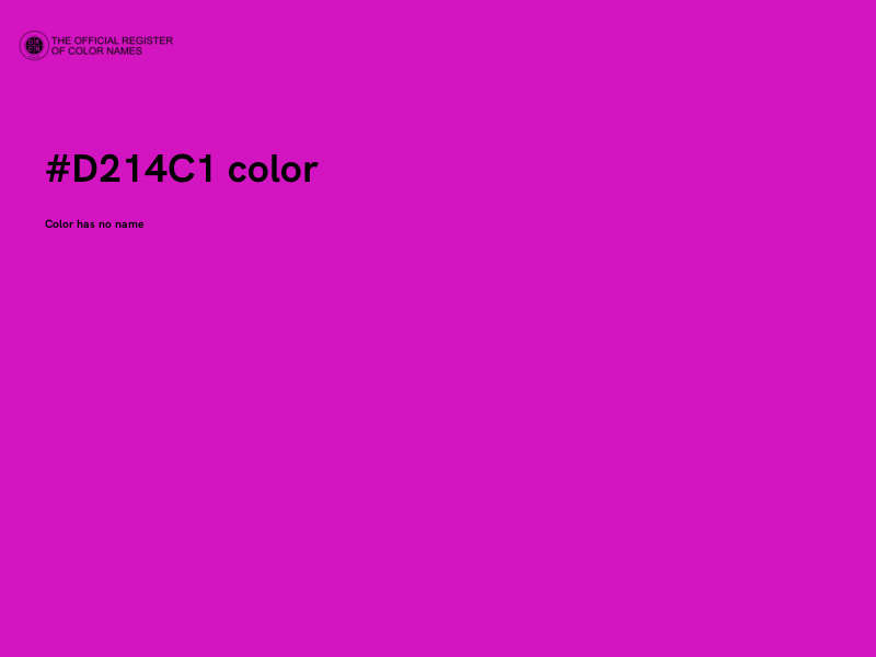#D214C1 color image