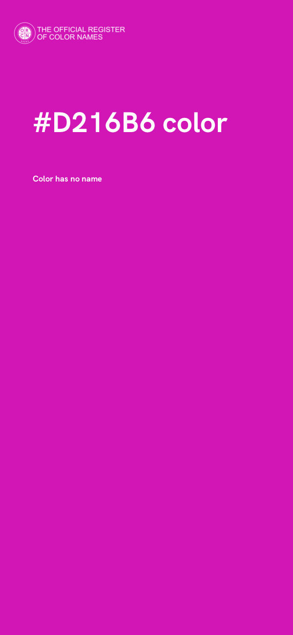 #D216B6 color image