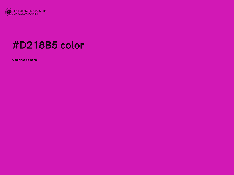 #D218B5 color image