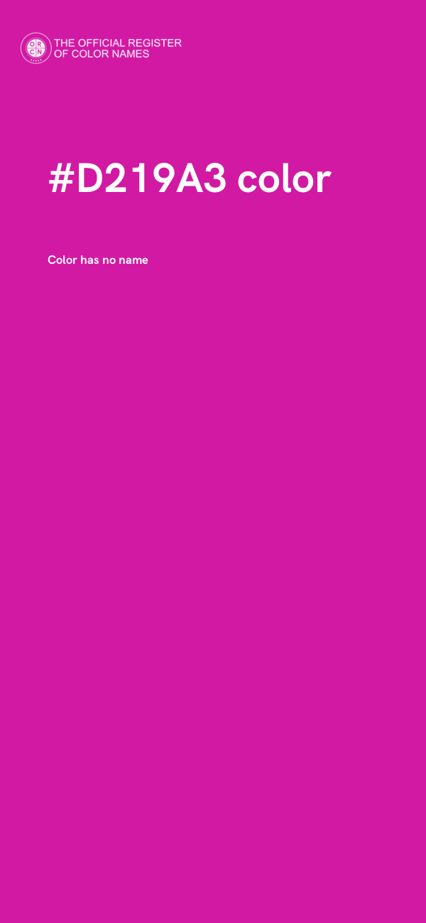 #D219A3 color image