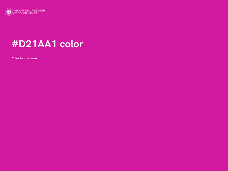 #D21AA1 color image