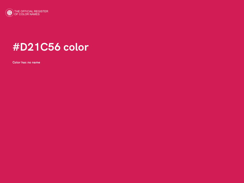 #D21C56 color image