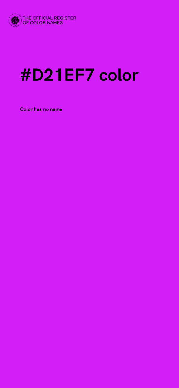 #D21EF7 color image