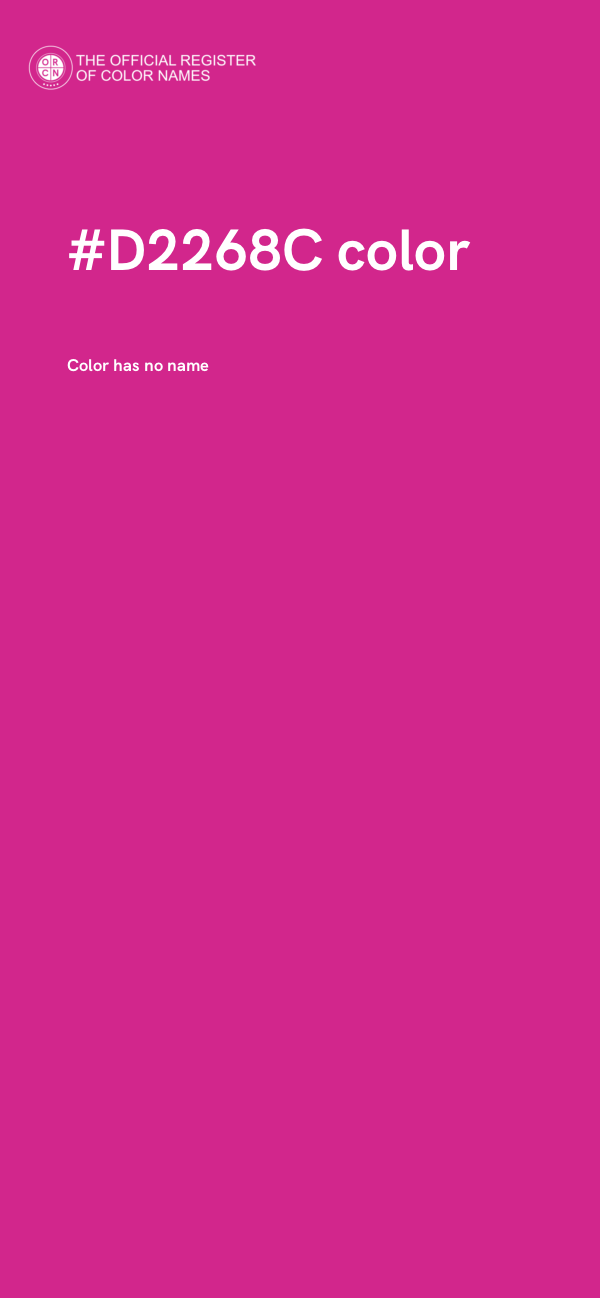#D2268C color image