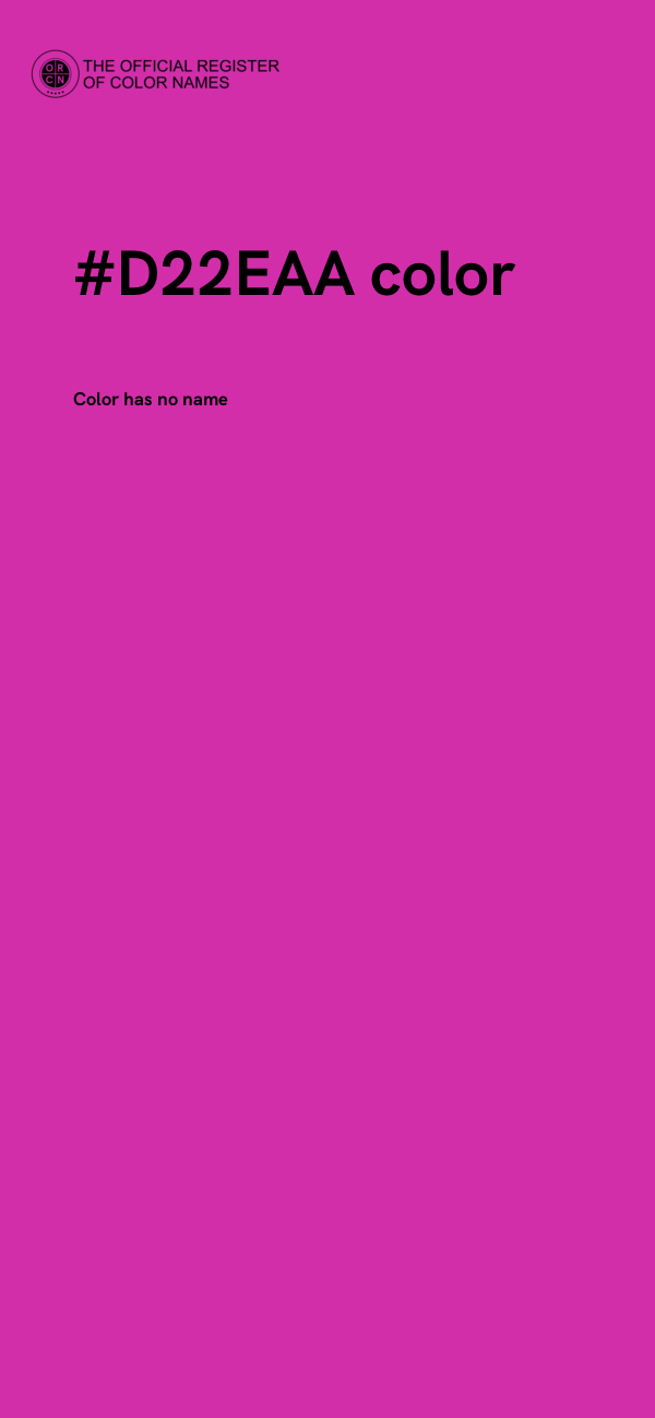 #D22EAA color image