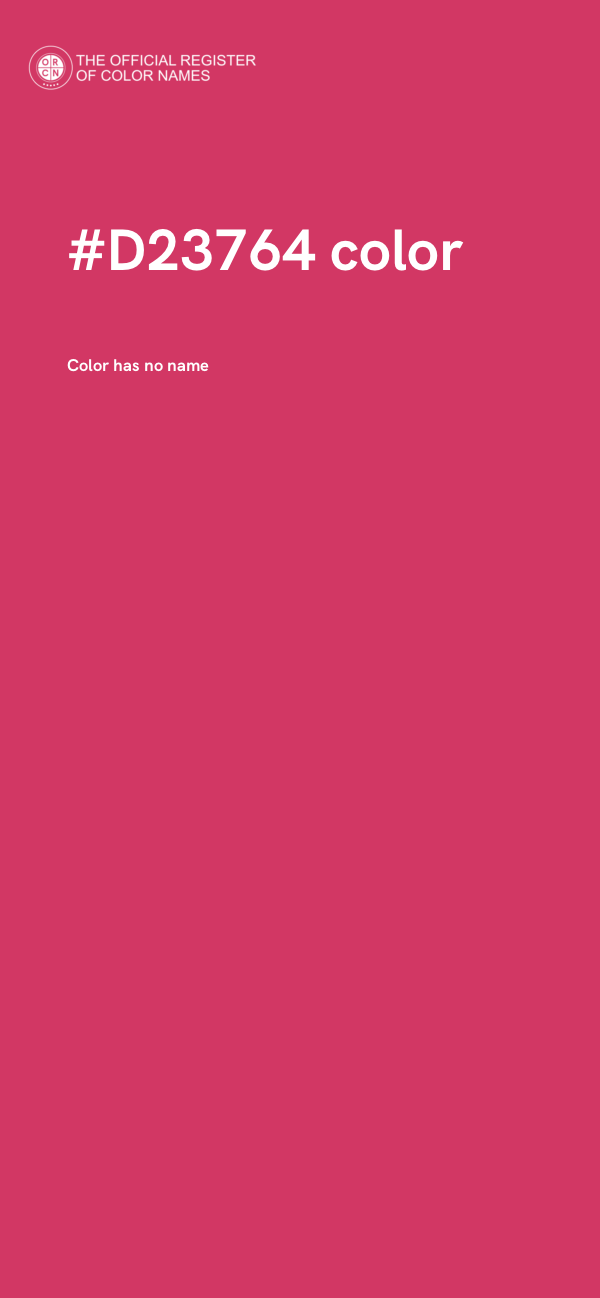 #D23764 color image