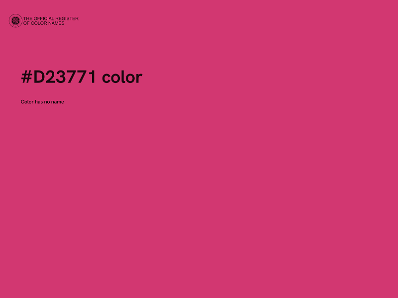 #D23771 color image