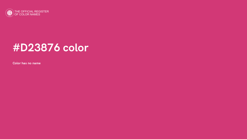 #D23876 color image