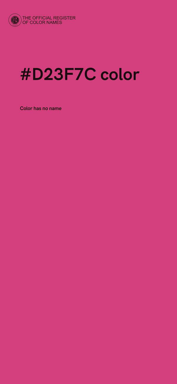 #D23F7C color image