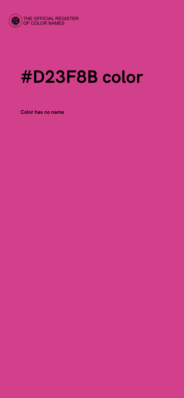 #D23F8B color image
