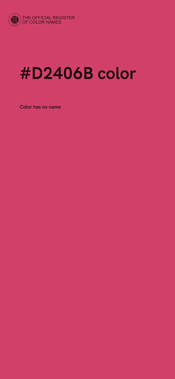 #D2406B color image