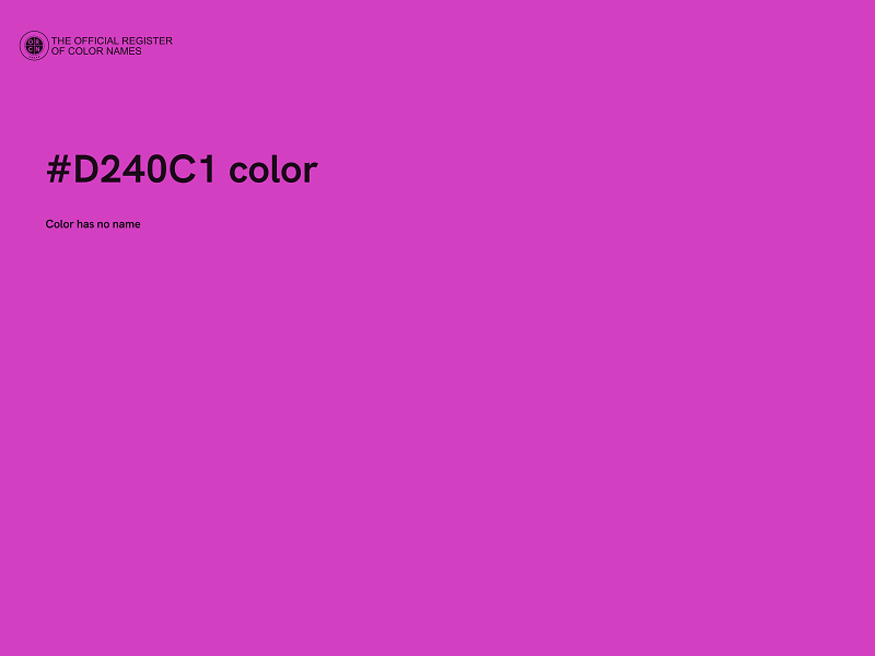 #D240C1 color image