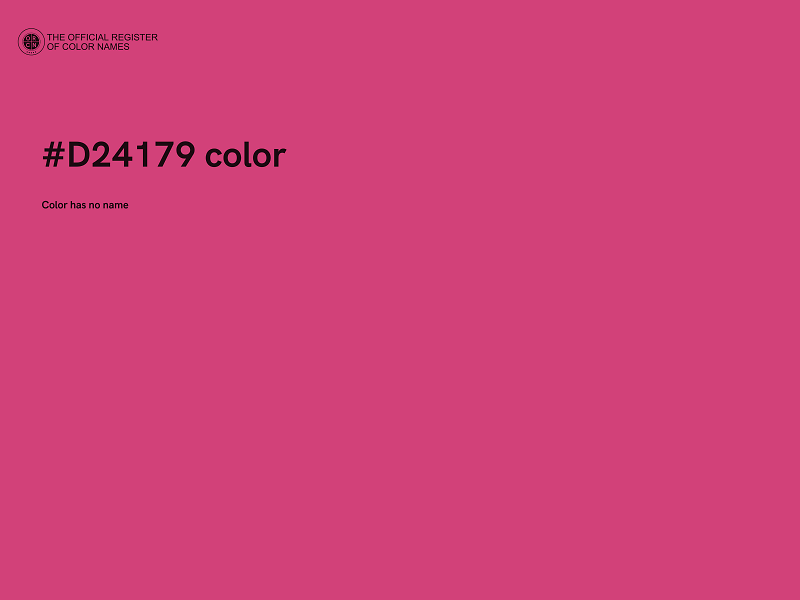 #D24179 color image