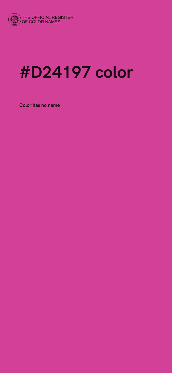 #D24197 color image