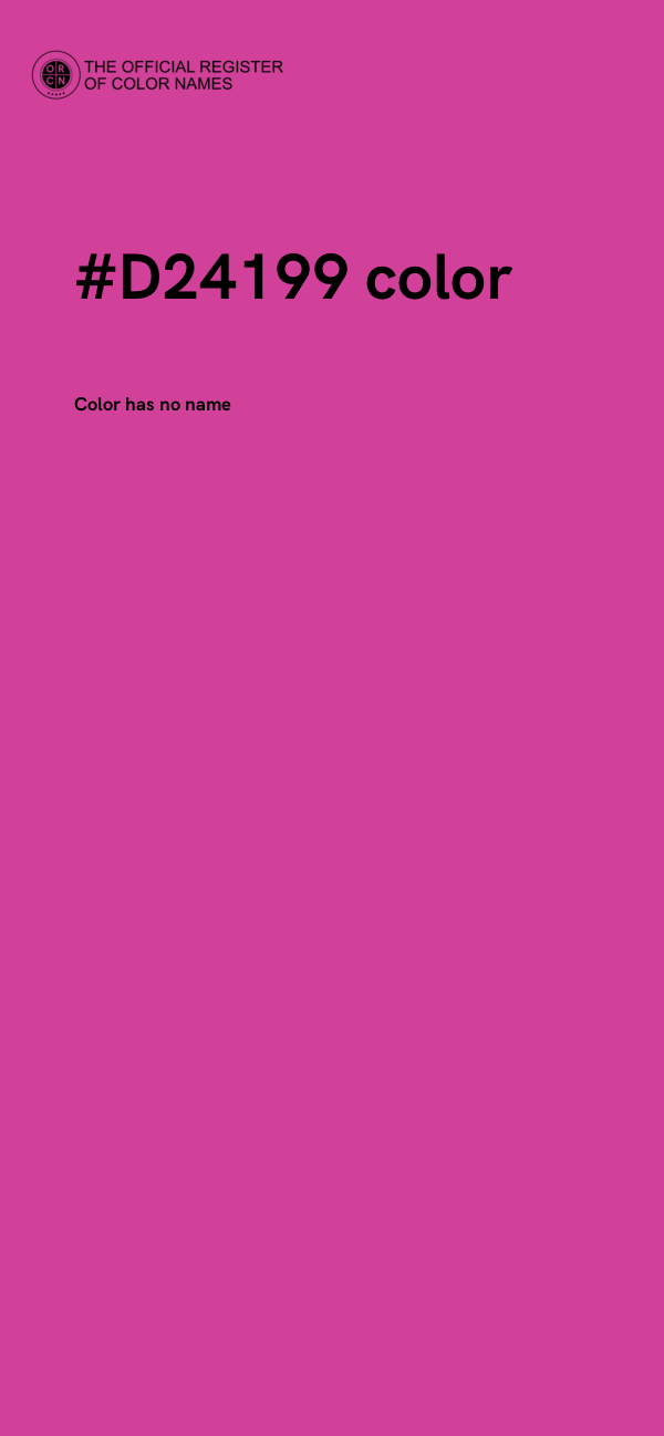 #D24199 color image