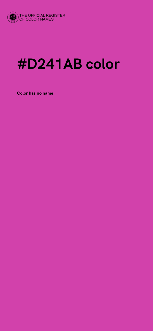 #D241AB color image