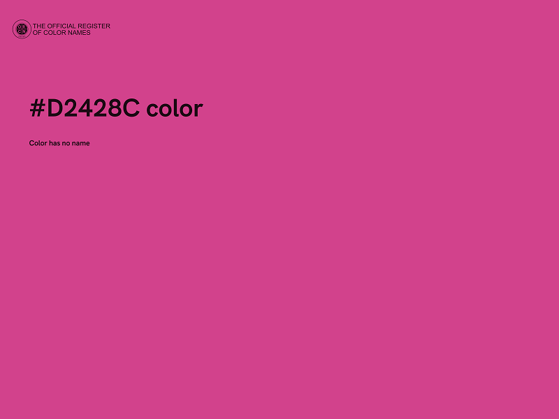 #D2428C color image