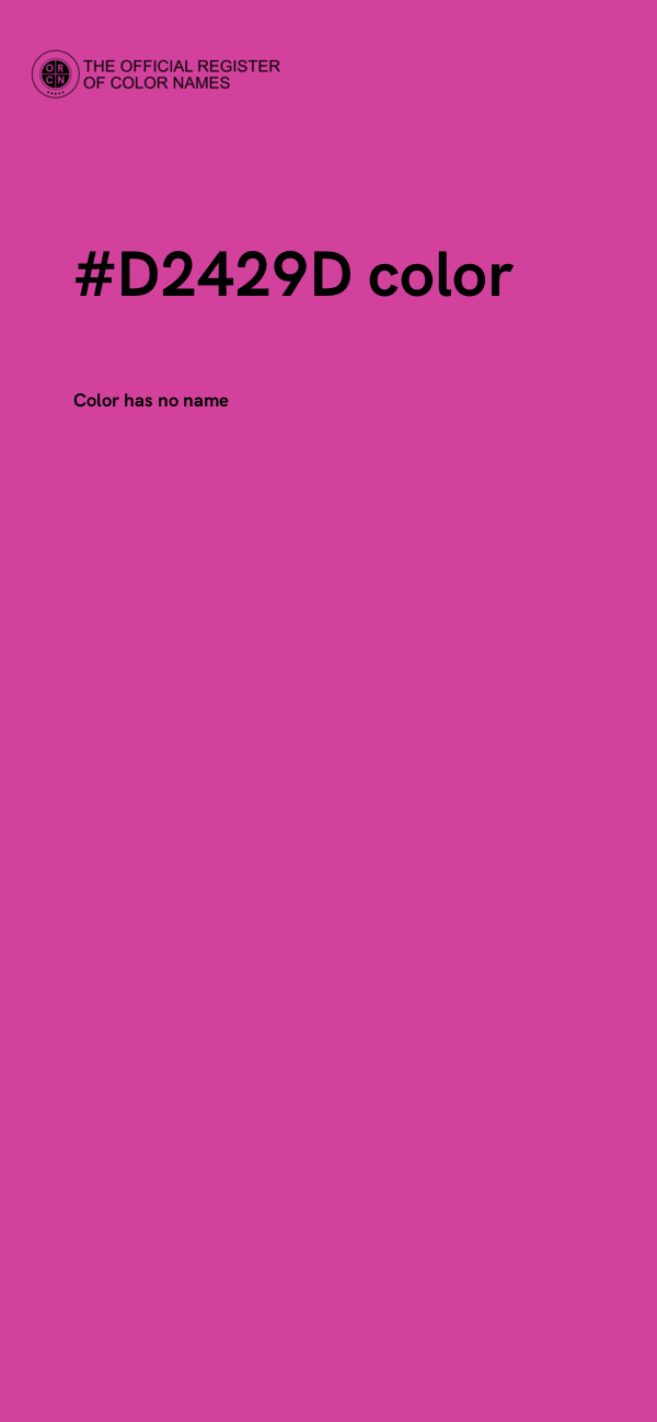 #D2429D color image