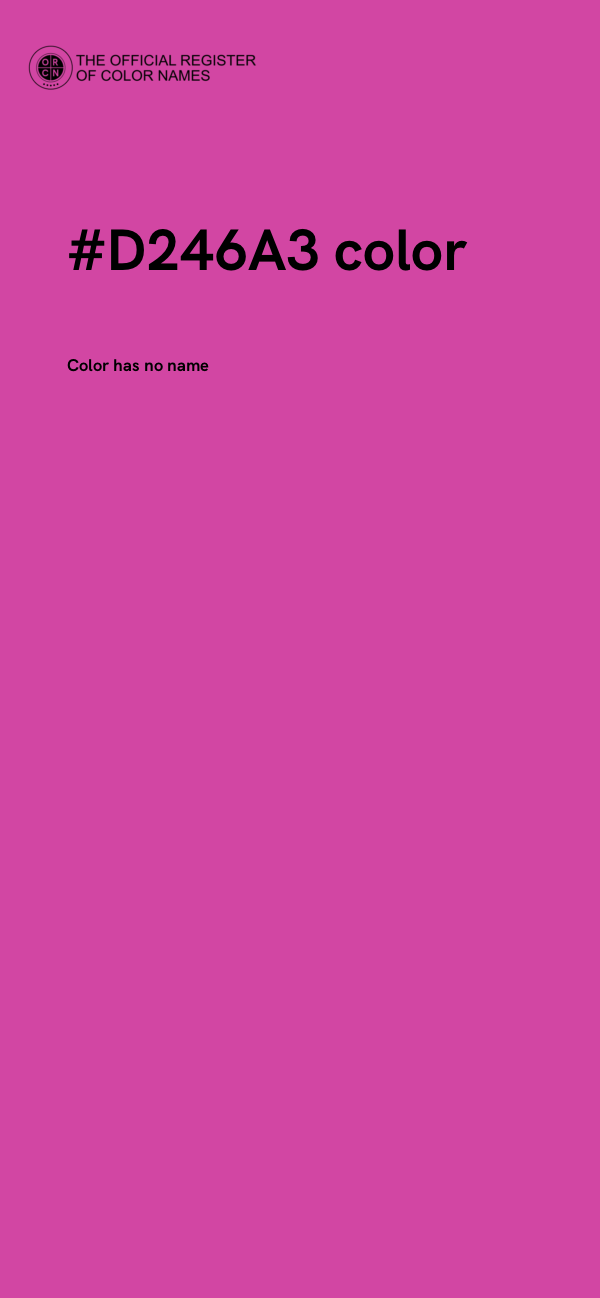 #D246A3 color image