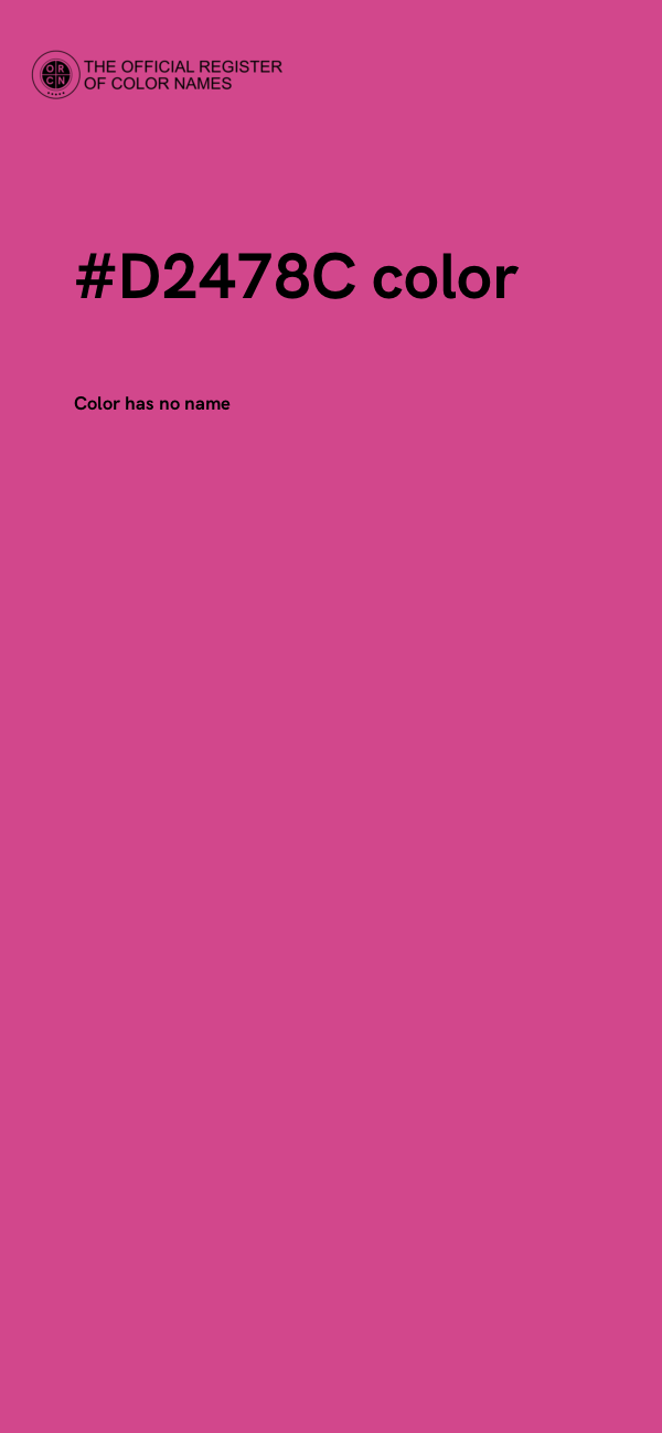 #D2478C color image