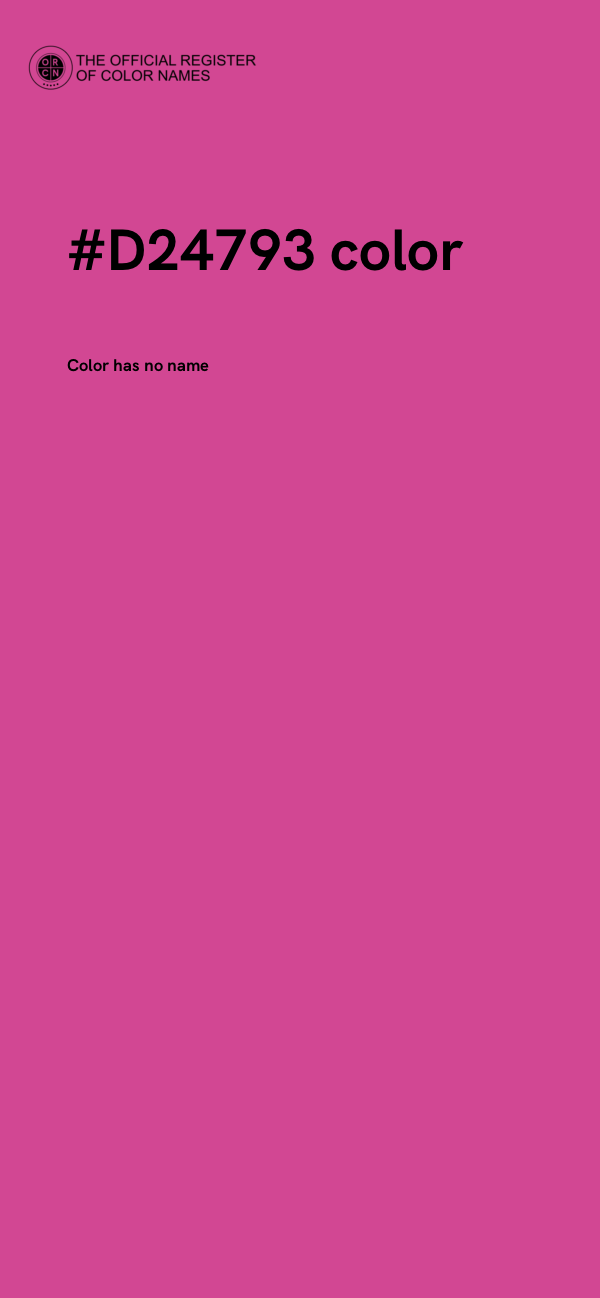 #D24793 color image