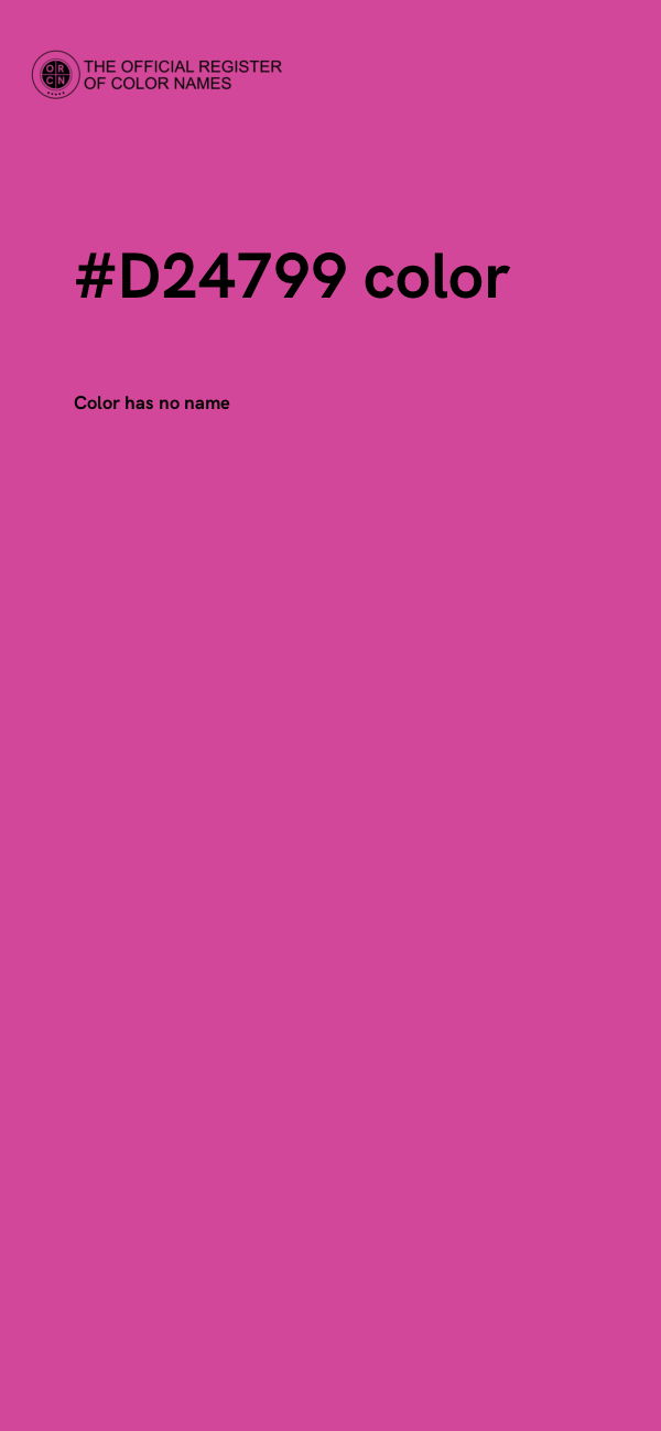 #D24799 color image