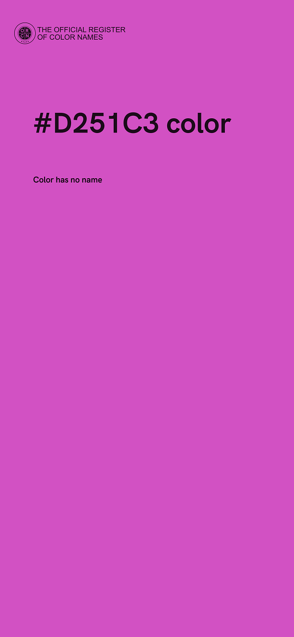 #D251C3 color image