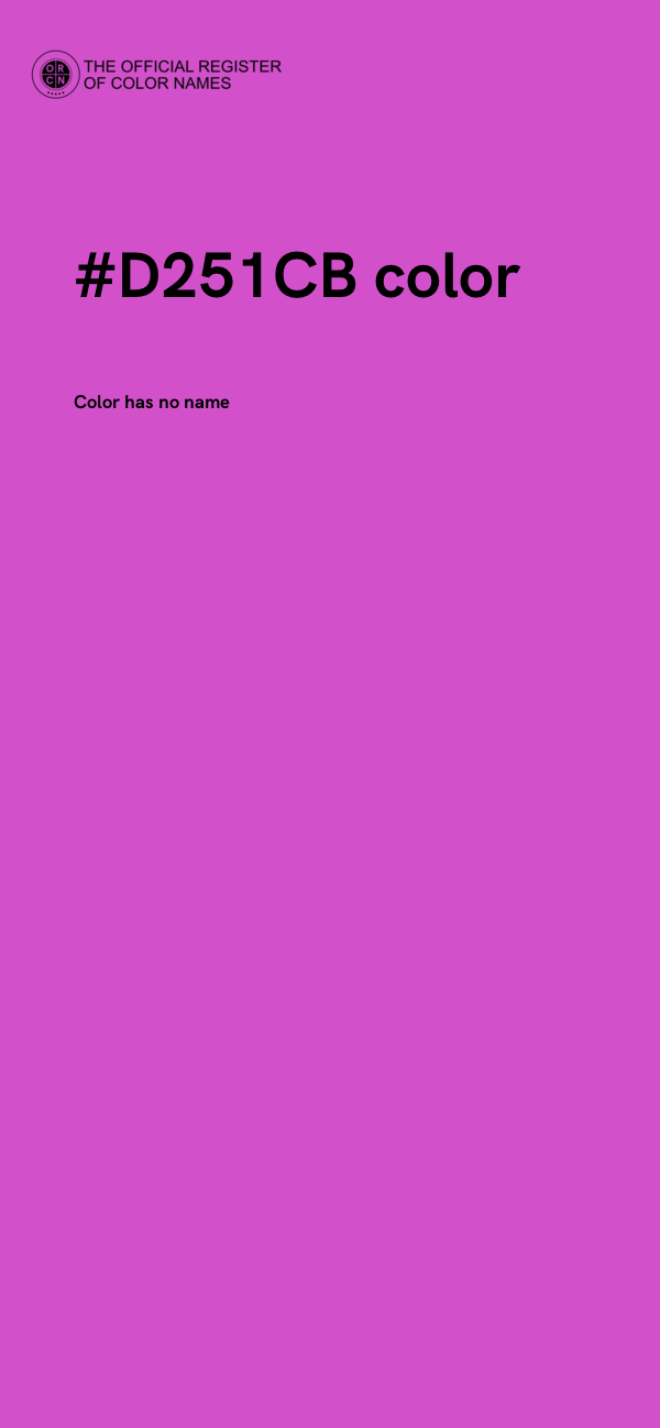 #D251CB color image