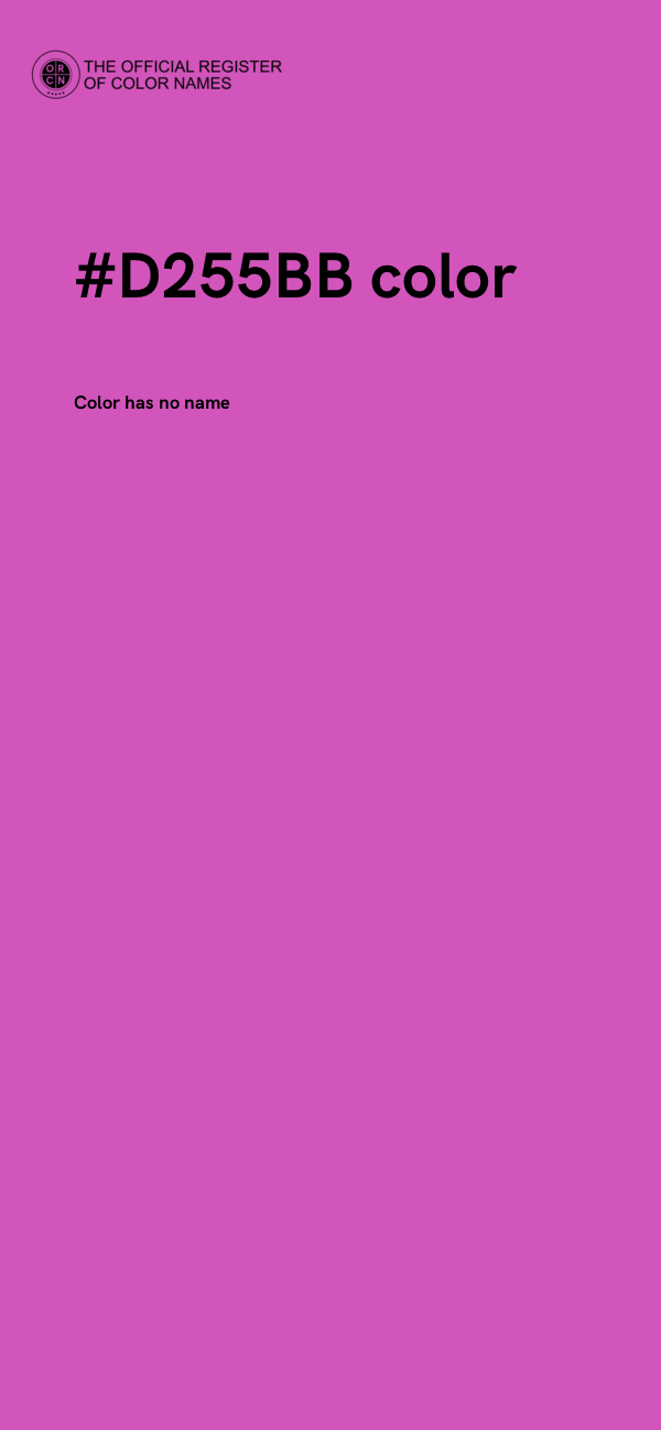#D255BB color image