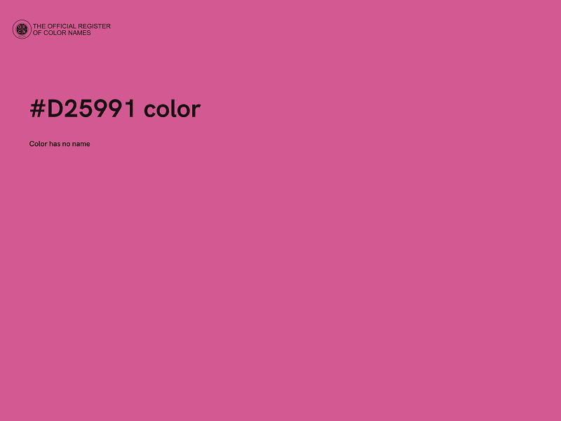 #D25991 color image