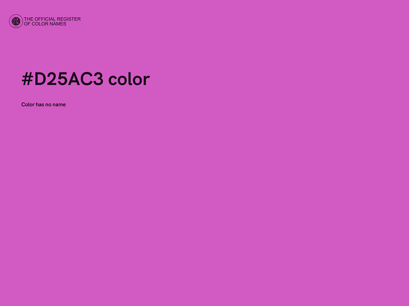 #D25AC3 color image