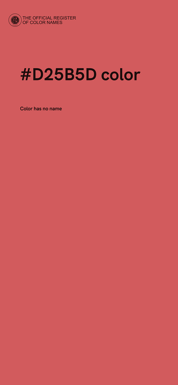 #D25B5D color image