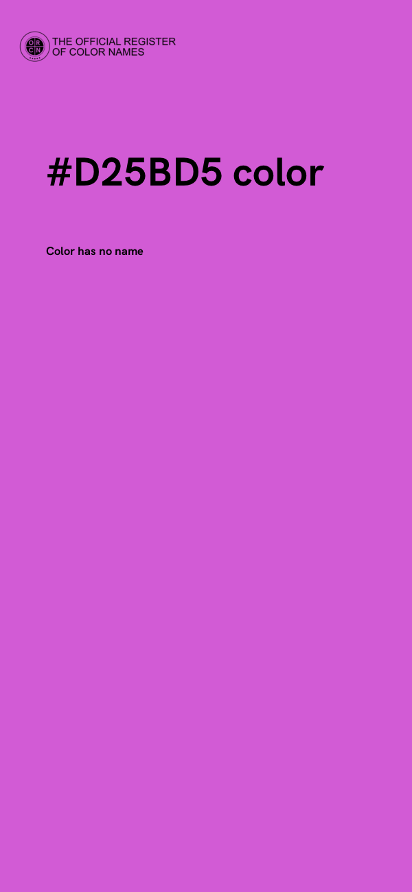#D25BD5 color image