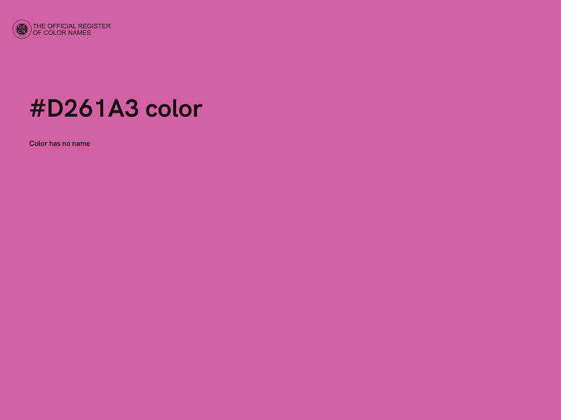 #D261A3 color image