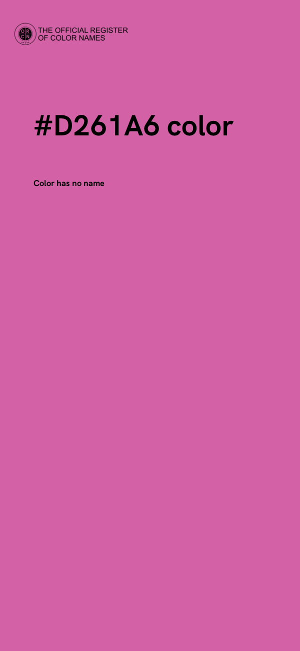 #D261A6 color image