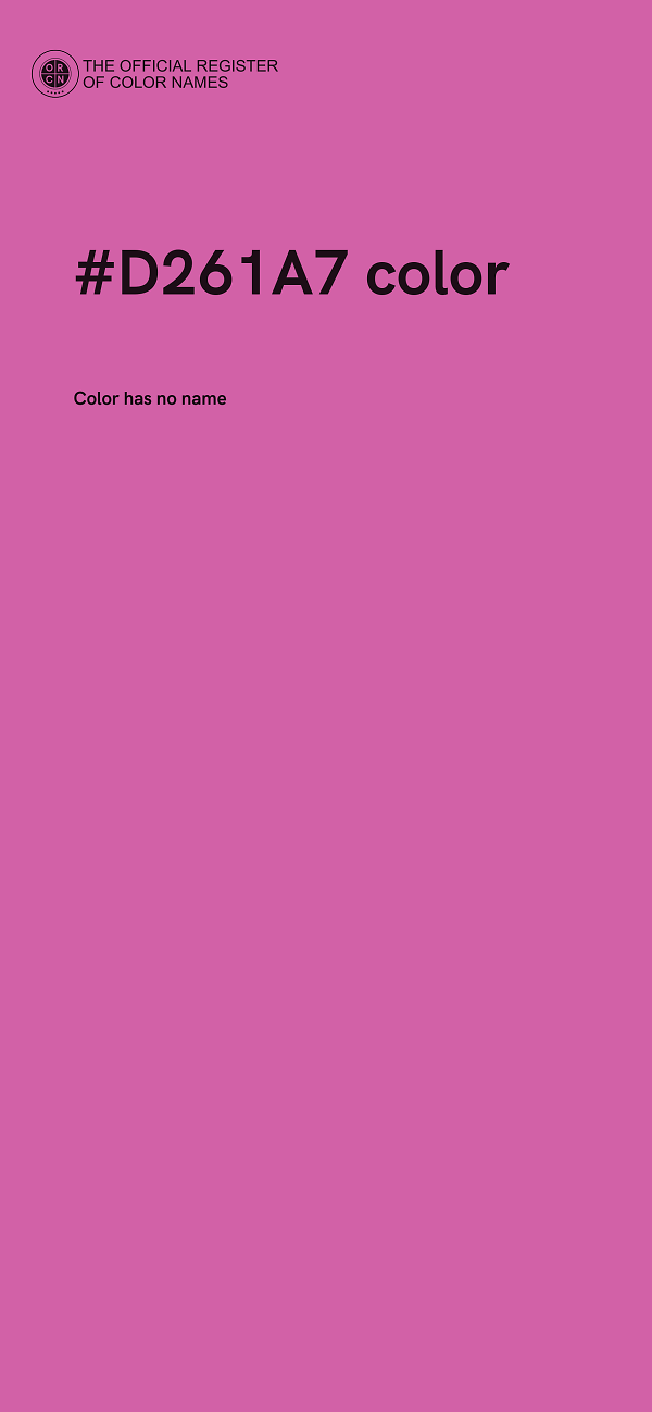 #D261A7 color image