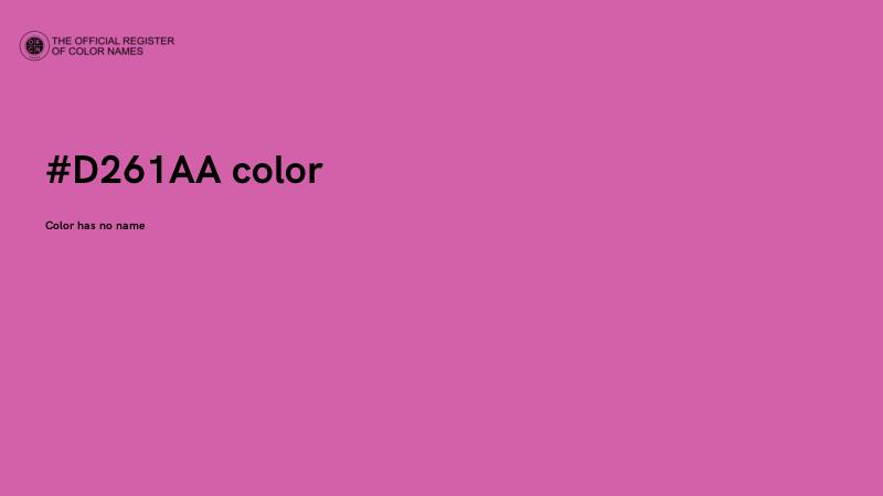#D261AA color image