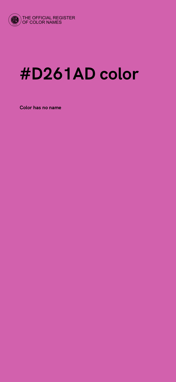 #D261AD color image