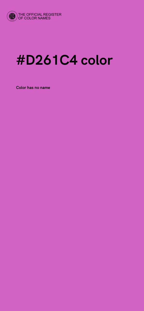 #D261C4 color image