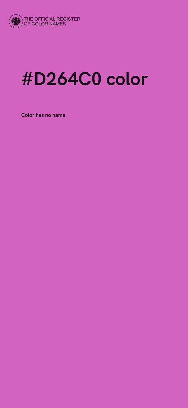 #D264C0 color image
