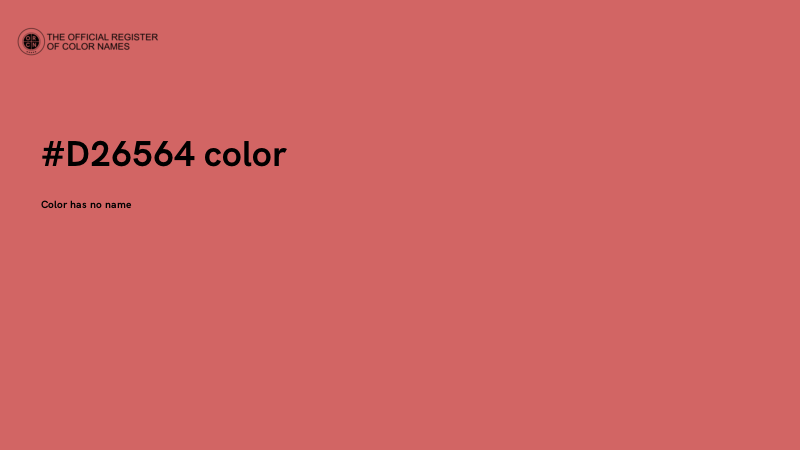 #D26564 color image